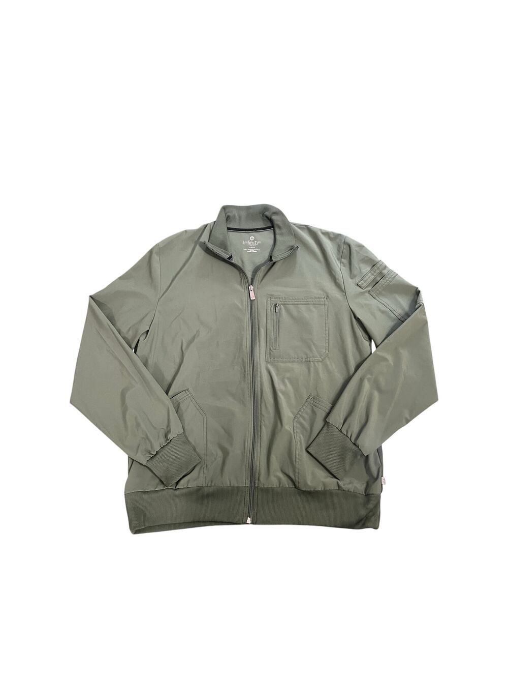 Cherokee Infinity Men's Zip Front Scrub Jacket Size L